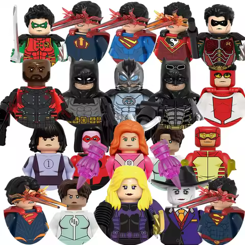 Omini Man GH0692-GH0707 Invincible Superman Batman New Bricks For Toys Gifts Action Figures Children