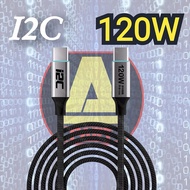 FLASH CABLE DATA CABLE I2C 120W TYPE C TO TYPE C ORIGINAL