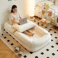 Human Kennel Lazy Sofa Reclining Can Sleep Double Tatami Foldable Balcony Bedroom Single Sofa Bed Reclining Chair