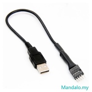 MEET USB 9Pin Male to USB Type A Male Motherboards Adapter Converters Cable
