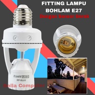 Taffled Light Fitting PIR Sensor Bulb 2000 LUX 240V 60W E27 - SP-SL01/360 degree PIR, Human Inductio