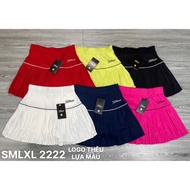 TITLEIST 2-Layer Pleated Sports Skirt High Quality Beautiful Elastic Fabric for Badminton, Picklebal