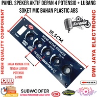 5-Hole Front Active Speaker Panel Kit Screen-Printed Plastic Active Speaker Panel/