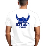 Iceland Vodka T-Shirt Men's and Women's Custom T-Shirt combed 24s