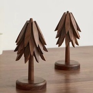 聖誕禮物 胡桃木隔熱杯墊 餐桌隔熱墊 廚房