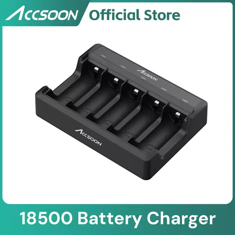 Accsoon charger for Accsoon CoMO /CoMo SE 18500 battery Wireless headset Intercom System battery cha