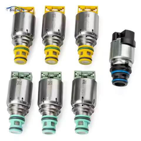 1 Set 7 PCS Auto Transmission Solenoids Kit 6T40E 6T40 6T45 6T50 For Chevrolet Cruze Buick Malibu Eq