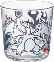 金正陶器 「精靈寶可夢」噴火龍 玻璃杯 水杯 8cm 剪影風格