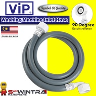 ViP UNIVERSAL Reinforcement Washing Machine Inlet Hose 90 Degree Connection Different Length Availab