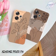 Case Xiaomi Redmi Poco F6 Motif 4esth3tic C0klat - Contemporary Softcase - Case Macaron Al Type