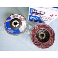 (1 kotak) Gerinda Amplas / Kertas Gosok Susun / Flap Disc 4” HSS