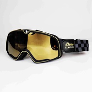 Motorcycle Retro Goggles Ski Glasses Motocross Sunglasses Retro Glasses Helmet Riding Racing Cafe Racing Mountain Bike ATV