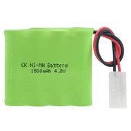 4.8V 1800Mah 4AA Rechargeable Ni-MH Battery Pack, High Performance Backup Battery, 5557/SM/6.2 Conne