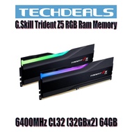 G.Skill Trident Z5 RGB Ram Memory 6400MHz CL32 (32GBx2) 64GB