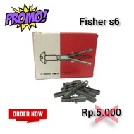 Fiser Sekrup Gypsum Tapping S6 Viser S 6 Pengencang Skrup Piser Skrup Gypsum S6 Isi 100pcs Per Kotak