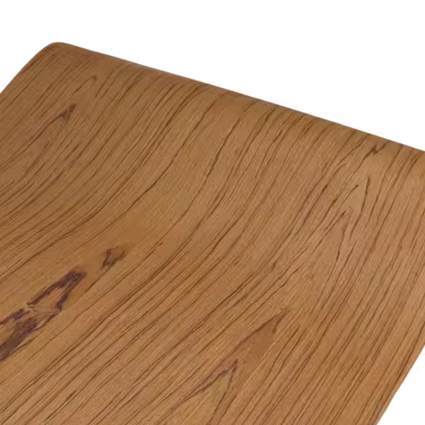 Size:2.5x0.58m Thick:0.2mm Tech Wood Teak Pattern Thin skin Wood Veneer Furniture Cabinet Decoration