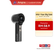 Amgras MetaIce Fan Hyper High-Speed ​​Handheld Spray Fan Mini Ultralight Portable Kipas 6000mAh LED 