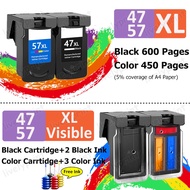 Compatible for Canon PG-47 PG47 PG 47 / CL-57 CL57 CL 57 / CL-57s CL57s CL 57s Ink Cartridge