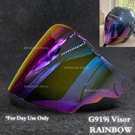 (VISOR) Gracshaw Visor G919i Glazzo Animalia Dualtone Mono Plain VISOR TSR G919 Visor 100% Asli (Pen
