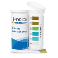 HYDRION CH300 Chlorine test strip 0-300 ppm 100 strips CH-300 Limited