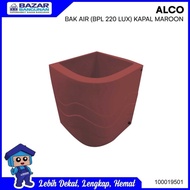 Bak Air Mandi Sudut Luxury Fiber Glass 220 Liter 220 Ltr Maroon