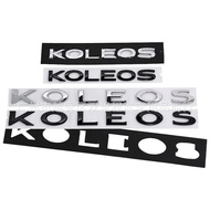 For RENAULT KOLEOS letter logo Rear trunk emblem back badge Car side sticker 3D modification Decorat