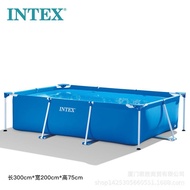 INTEX28272 Rangka Tiub Segi Empat Kolam Pendirian Kolam Renang Keluarga Kolam Ikan Kolam Renang Kana