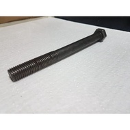 Coarse black bolts and nuts 3/s 4 inches in inches, 15 and 20 cm long