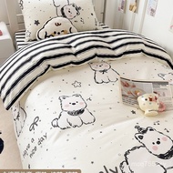 Three-Piece Set Six-Piece Set Mattress Dormitory College Student Bed Sheet Pure Cotton Bed Single Be