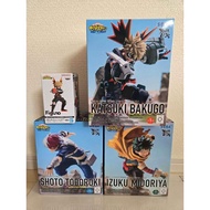 xrosslink Izuku Midoriya, Katsuki Bakugo, Shoto Todoroki 3-Pack Figno Bakugo Set