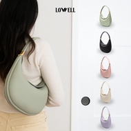 Classic Minimalist Women Half Moon Bag Half Moon Handbag Beg Women Luna PU Leather Bag Songmont Hand