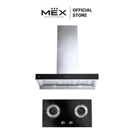 MEX Set รุ่น V712M + K632BFX90 เตาแก๊สและเครื่องดูดควัน (ชนิดติดตั้งในเฟอร์นิเจอร์)