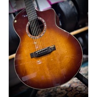 Ak550CEQ Solid Top Acoustic Electric Guitar - Sunburst