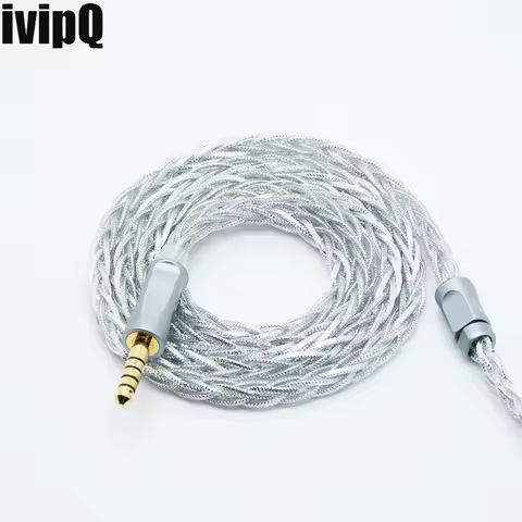 ivipQ-338 8-core HIFI Audio Cable (Compatible with Dual 3.5/Hifiman HE1000 Stealth/ NX7MK4) - MMCX/0