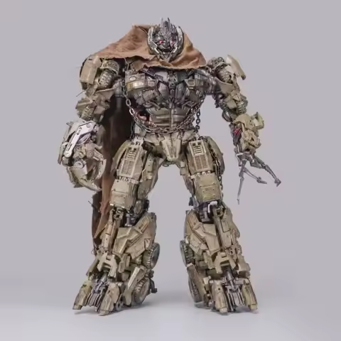 In Stock DP01V Oil Tank Via Upgraded Version Yellow Green Megatron Movie Version Model Toys