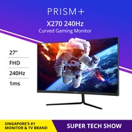 PRISM+ X270 27'' 240Hz | 1ms 1500R Curved Adaptive-Sync Ready Gaming Monitor [1920 x 1080]