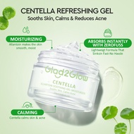 Glad2Glow Centella Allantoin Soothing Moisturizer Gel Repair Skin Barrier Oil-Control Hydrating Crea