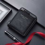 Men Short Wallet Business Multi-Card Wallet Casual Multi-Function Small Card Holder Coin Wallet 67h1