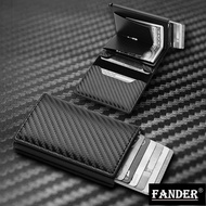 Wallet For Men PU Leather Card Holder Wallet Rfid Mini Slim Wallet Dompet Kulit Lembu Lelaki Aluminu