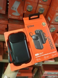 OLIKE P403 COMPACT POWERBANK 20000mAh Real Capacity With Cables