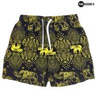 THE ROOMS - เดอะรูม กางเกงขาสั้นช้าง ผลิตในไทย 100% โคตรนุ่ม ไม่ต้องรีด ยับยาก เป้าแน่น มีกระเป๋าด้า