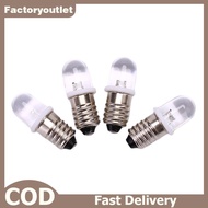 FCMY 5pcs E10 Led Bulb DC 3V 4.5V Instrument Bulb Indicator Bulb Flashlight Bulb FAC