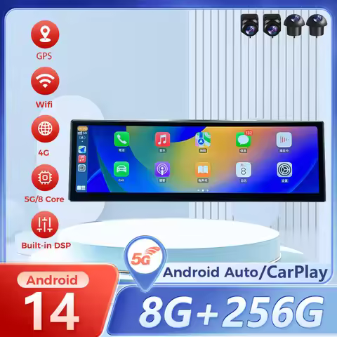 14.9 Inch Car Radio For BMW 5 Series E60 E61 E62 2004-2010 Touch Stereo Screen Android Multimedia GP