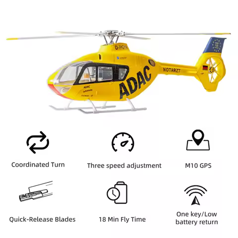 FLYWING EC135 RC Helicopter new ACE flight control EC135 scale helicopter 470 size rc helicopters 4 