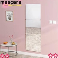MARA 4 Pack Wall Mirror Tiles, Acrylic Self Adhesive Square Mirror, Frameless 8 X 8 Inch Small Mirro