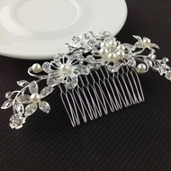 Alloy Hair Comb Crystal Wedding Flower S Hair Clip Hair Comb For Women Bride E7q1