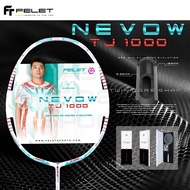 FELET NEVOW TJ 1000【3U/4U】【Racket Professional】【Badminton Racket】100% Original by FELET