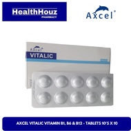 Axcel Vitalic Vitamin B1, B6 & B12 - TABLETS 10'S X 10