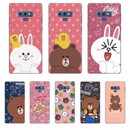 Samsung Galaxy Note 8 9 Note8 Note9 Soft TPU Silicone Phone Case Cover Brown bear