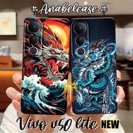 Softcase VIVO V50 LITE 5G 2025 Fashion Case Aesthetic Dragon Motif - Dragon Case - Vivo Case - Lates